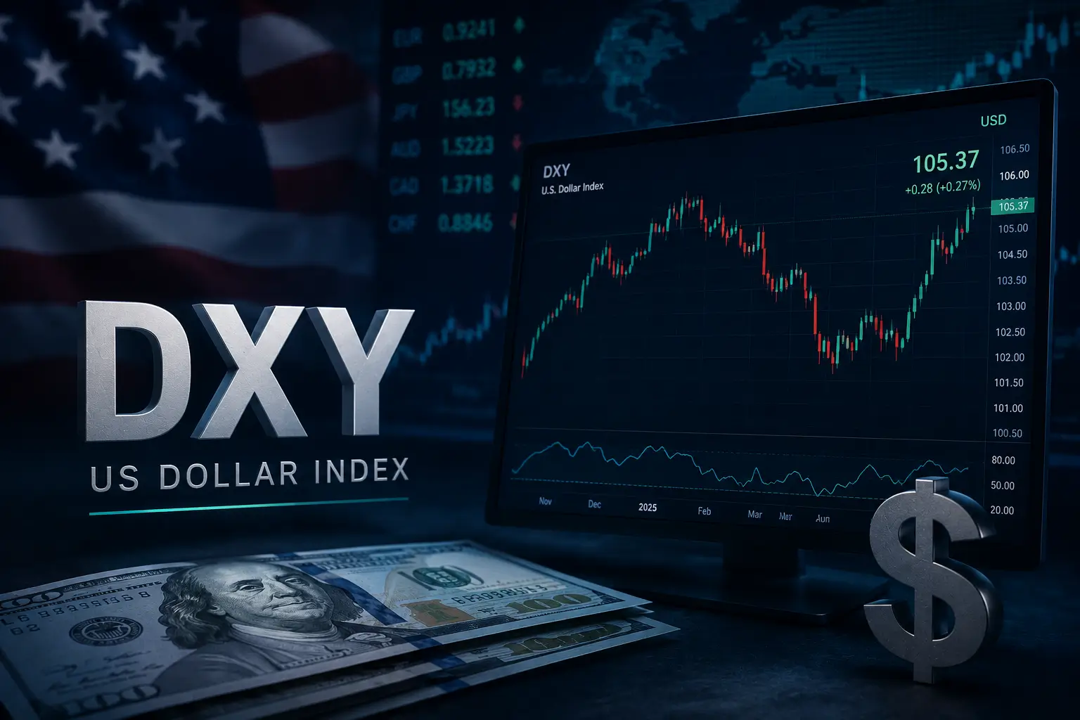 米ドル指数(DXY)の取引方法:CFD完全ガイド