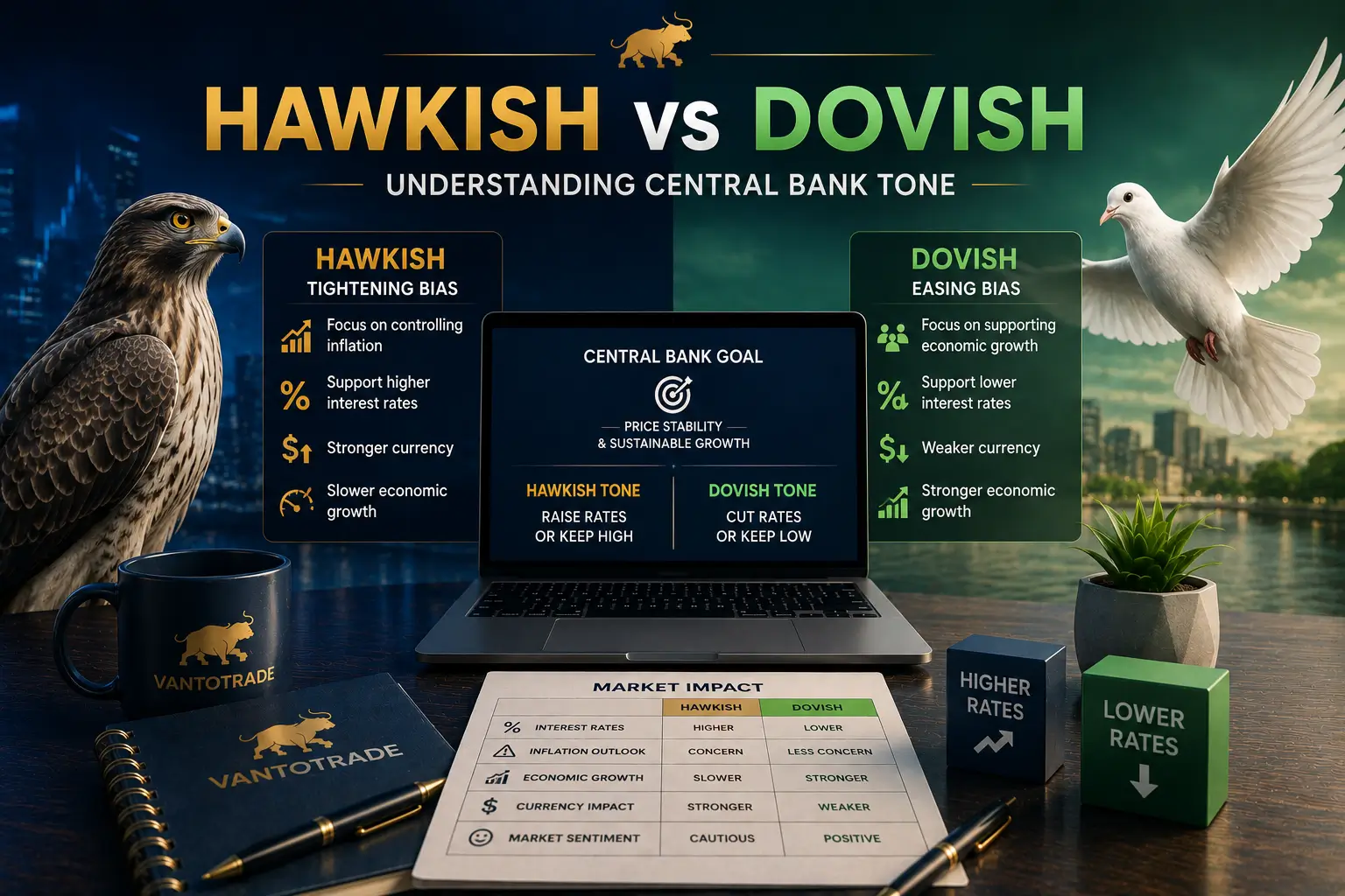 Hawkish vs Dovish: What Central Bank Language Means