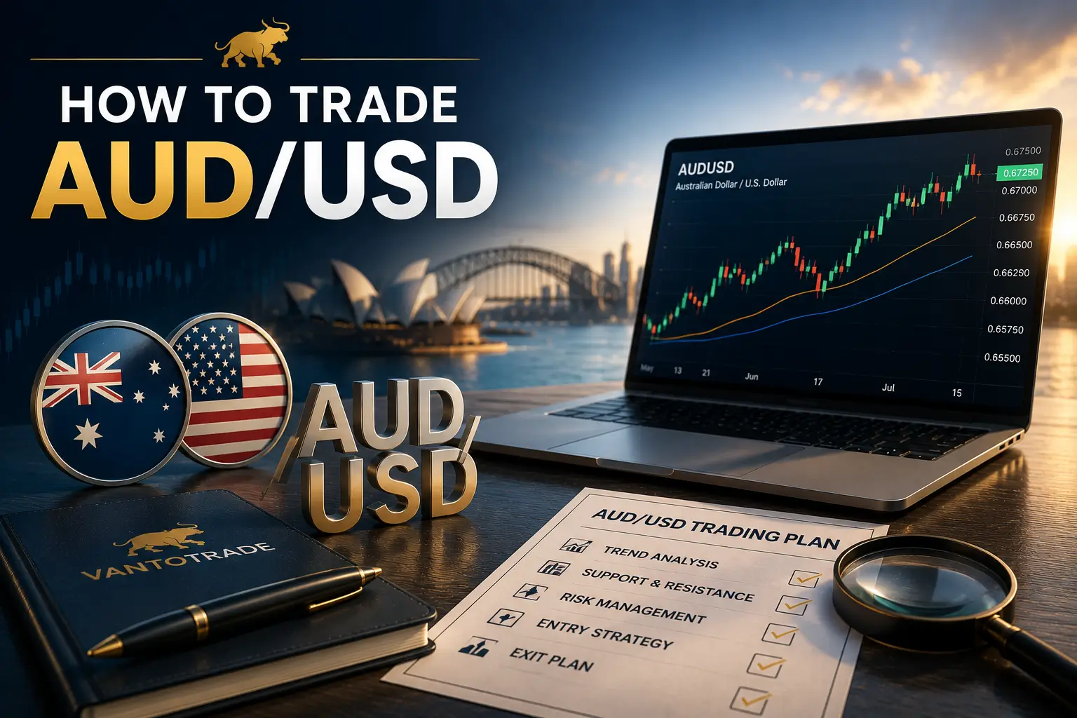How to Trade AUD/USD: Drivers, Spreads, and Sessions